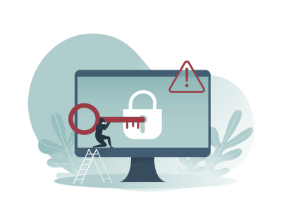 Protect against hackers lock and key do not get hacked